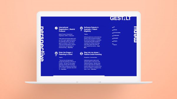 Gestalt responsive website
