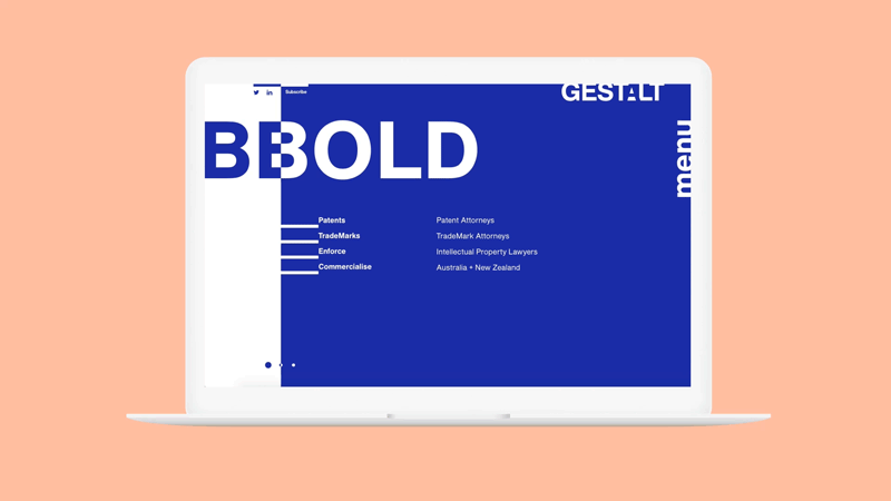 Gestalt Homepage slider