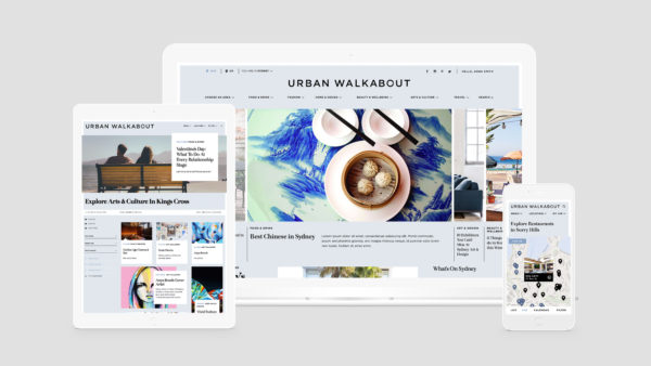 Urban Walkabout Responsive Publishing Platform | Equilibrium Design