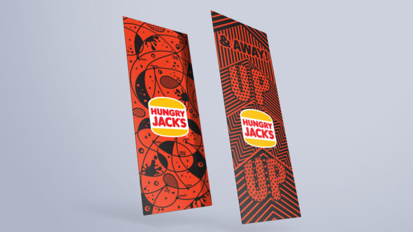 Hungry Jack's airport panels