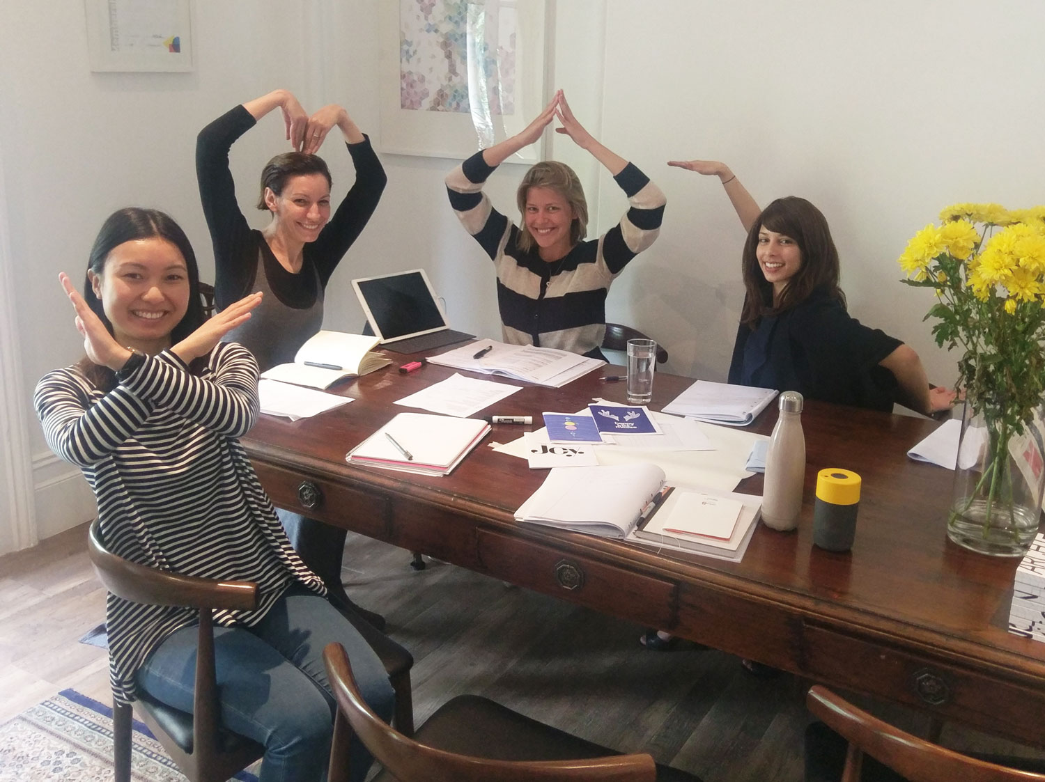 The Equilibrium team brainstorming