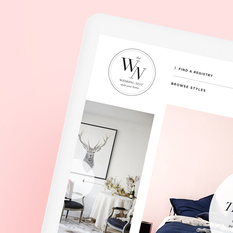 The Wedding Nest Responsive Ecommerce site